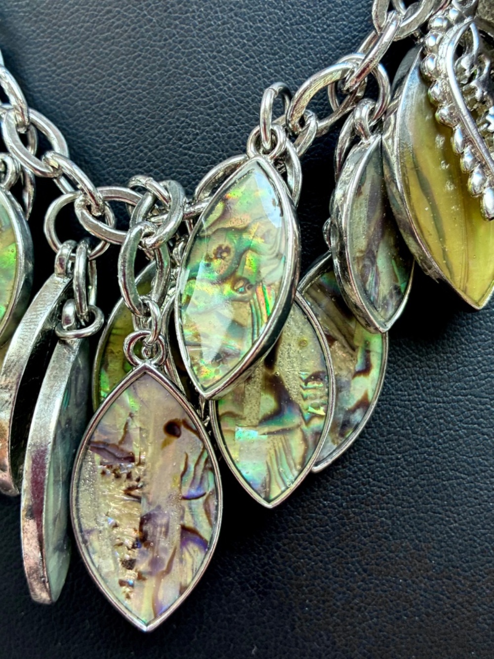 Reversible Statement Necklace & Matching Earrings - Picture 2 of 4